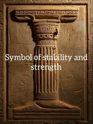 Djed Pillar – Symbol of Stability and Strength