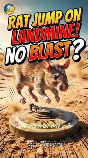 What Happens When a Rat Jumps on a Landmine 😱