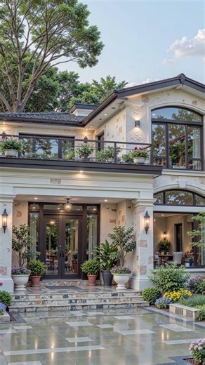 Gorgeous Two-Story Sharp Roof Home | Elegant & Stylish Architecture #modelbuilding #architecture