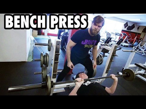Teen Beginners Bodybuilding Training - BENCH PRESS