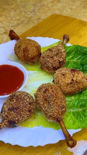 Crispy Cheesy Chicken Drumsticks 😍🔥#shorts #easyrecipe #umluj #desifood #viralfood