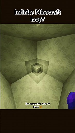 This video is 100 hours long 🙂‍↔️ #minecraft #infiniteloop