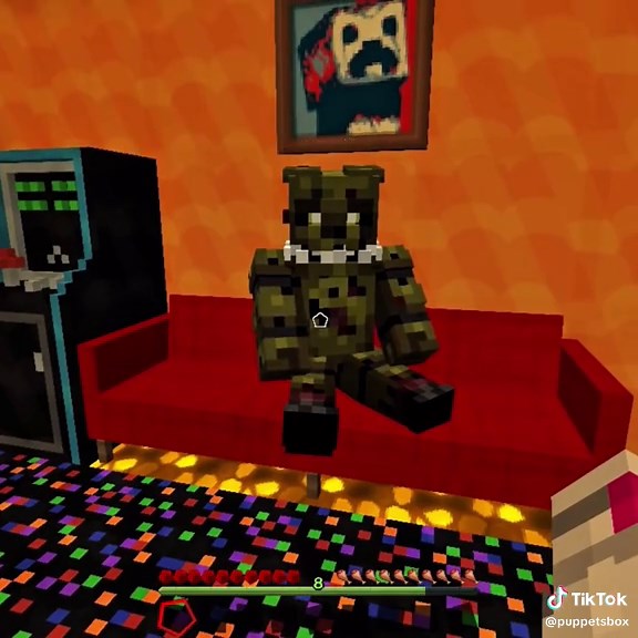 ELLO LUV ‼️ he’s slowly working his way up my favorites list i love him sm // #fivenightsatfreddys #minecraftfnaf #fnaf #theodditiesroleplay #theoddities #mcfnaf #minecraftfivenightsatfreddys #digitizedpixels #springtrapfnaf