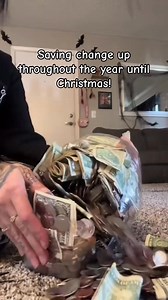 3.7M views · 75K reactions | Saving change up all year until Christmas!! #findingmoney #coins #coin #money #fyp | The Coin Channel | Facebook