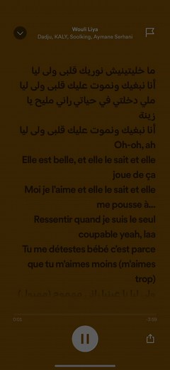 Wouli Liya- Dadju, KALY, Soolking, Aymane Serhani #pourtoii #speedsongs #songs #spotifyplaylist #fouryoupage #dadju #kaly #soolking #aymaneserhani