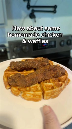 How about some delicious homemade chicken and waffles? 🧇