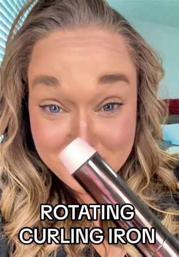 ROTATING CURLING IRON CURLING WAND LANGE CURLING IRONS #rotatingcurlingiron #curlingwand #langehair @langehair