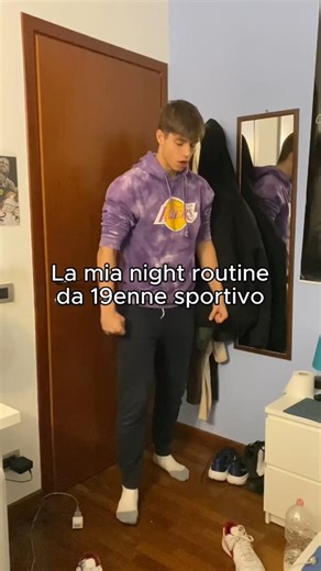La mia night routine da 19enne sportivo