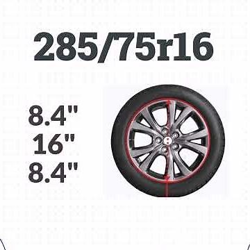 285/75R16 in Inches Explained: Height and Width