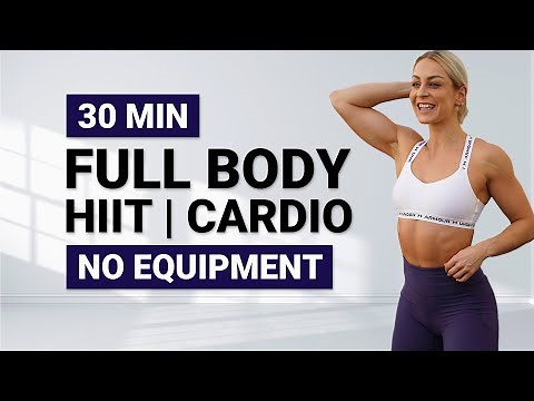 30 MIN FULL BODY HIIT CARDIO WORKOUT | No Equipment | Super Sweaty | Home Workout