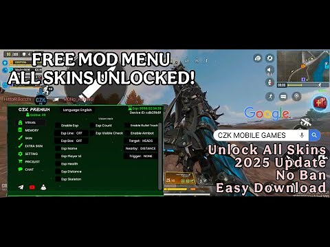 Free Call of Duty Mobile Mod Menu 2025 | All Skins Unlocked + Legendary Gameplay (CZK Hub)