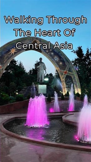 Is this Central Asia's most beautiful capital? 🇹🇯 #Dushanbe #safarwalks