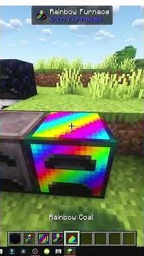 HOW TO CRAFT the RAINBOW Furnace from Iron Furnaces for MINECRAFT