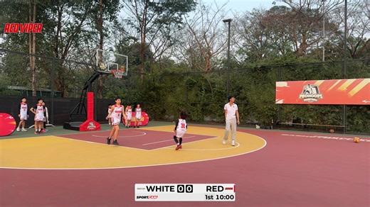 Trận 1: Red Viper � White Cobras Video with scoreboard made by SportCam mobile APP: � iOS: https://apple.co/3nt2wTJ � Android: https://bit.ly/android_sportcam | Elite Team by Prohoops Basketball Academy