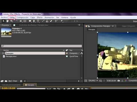 Cómo cortar un vídeo en Adobe After Effects