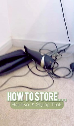 Ikea Storage Solutions for Hair Styling Tools