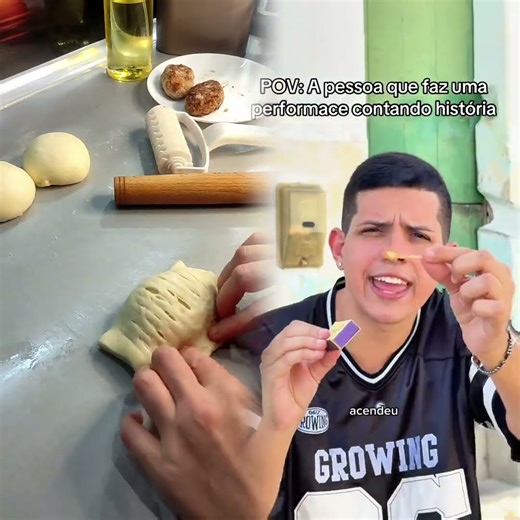 POV A pessoa que faz uma performace contando história