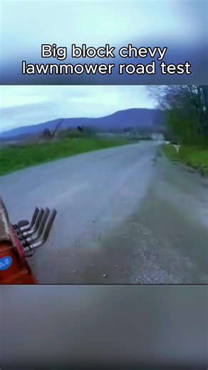Big block chevy lawnmower road test #bigblockchevy #engineswap #lawnmower #horsepower #custombuild