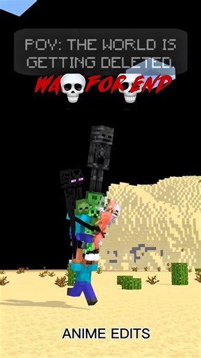 POV_ The world is getting Deleted - Minecraft Short Animation (Blackbetty-Spiderbait) #shorts