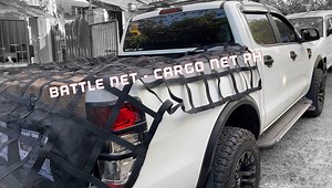 1.1K reactions · 49 shares | Toughest Cargo Net in the Market. For Pickup Bed and Roof Rack Product details: Cargo net: •Military Belt strap (not just ordinary belt strap) •With Nylon Mesh type net •2pcs Ratchet tie down belt •4pcs metal carabiner •Storage bag 3,700 - L 8x6 ft 5,900 - XL 9x9 ft 8,900 - XXL 12x12 ft 11,900 - 3XL 15x15 ft | Barricade PH | Facebook