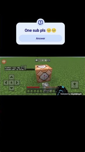 Minecraft op command block hack 🙀 #shorts