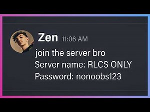 I Got Invited to a *SECRET* RLCS Pro Server