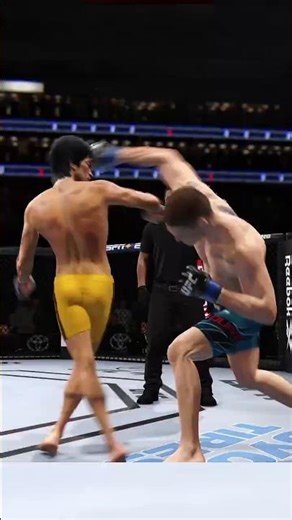 CRAZY COMEBACK KO 🔥 Bruce Lee UFC 4