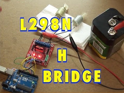 Arduino and L298N Dual H Bridge DC Motor Control