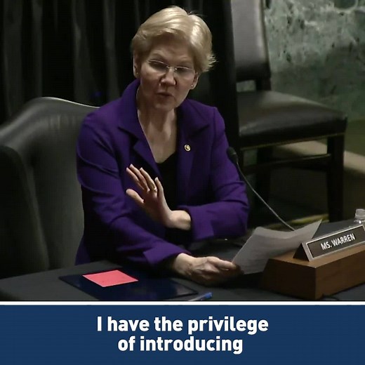 Wally Adeyemo and I worked closely together to stand up the Consumer Financial Protection Bureau (CFPB). It was a privilege to introduce Wally Adeyemo today at his Senate nomination hearing to be the next Deputy Treasury Secretary. | U.S. Senator Elizabeth Warren