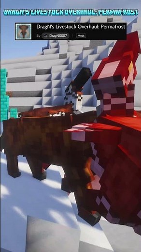 Minecraft Top Winter Mods! #5 #shorts #minecraft