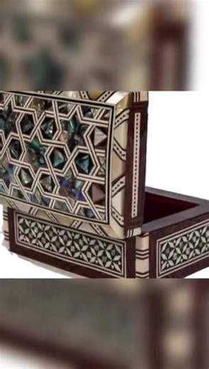 Handmade Egyptian Arabesque Jewelry Box: Mother of Pearl Inlay Wood - Etsy