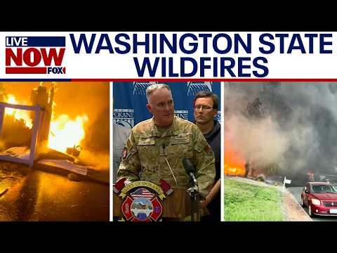Thousands face emergency evacuations as wildfires hit Washington state