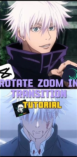 Rotate Zoom In Transition Tutorial 💀🤩 | Capcut Tutorial | #capcut​ #capcuttutorial​ #edit #shorts
