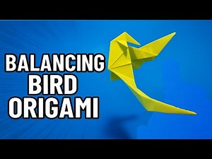 🕊️ How To Make Balancing Bird Origami | Step By Step Tutorial 🕊️.