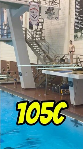 🔥INSANE 105C Dive from 3M Springboard at Junior Olympics! Zone C DD 2.4 | Perfect Tuck Form! 🔥