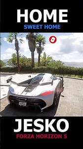 HOME sweet HOME + Koenigsegg Jesko #automobile #frozahorizon5 #gaming