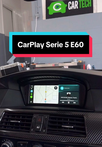Installation sans fil Apple Carplay et Android Auto sur BMW E60