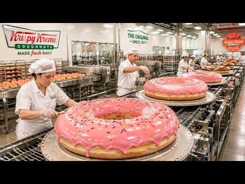 Sold Out Every Day! Amazing Donut Master Making American style Donuts In Factory (Full Process)