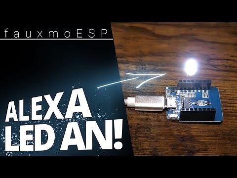ALEXA STEUERT ARDUINO - fauxmoESP komplett erklärt! TUTORIAL DEUTSCH [für ANFÄNGER]