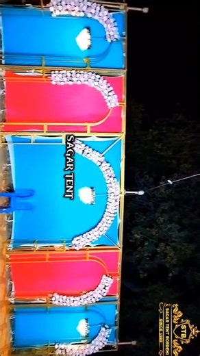 New stage background #wedding #decoration #tent #marriage #stagebackground #stage ‪@sagartent‬