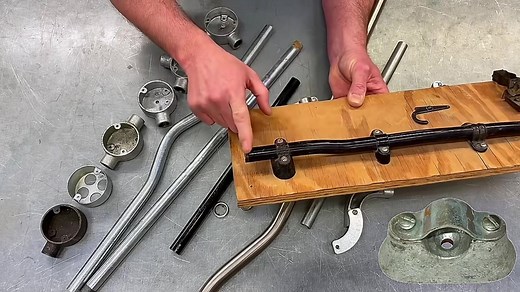 What are the Different Types of Conduit Saddles In this video we look at the different type of conduit saddles and why we might want to select them. This information is essential when training to become an electrician as part of your apprenticeship. Steel conduit saddles - plain saddle, crampet, spacer bar saddle, distance saddle, hospital saddle and girder clips EAL Awards City & Guilds Videos are training aids for City and Guilds (C and G) and EAL courses Level 1, 2, 3 plus AM2, AM2S and AM2E.