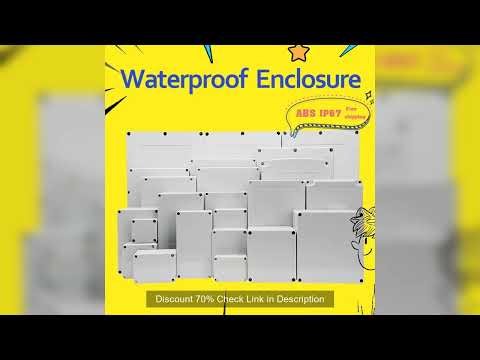 F-type ABS new material Ip67 waterproof junction box Plastic housing Ip67 Outdoor electronic safe mo