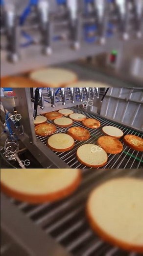 Automatic Birthday Cake Making Machine for Sponge Cake