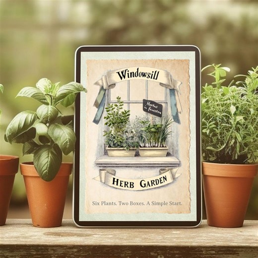 Windowsill Herb Garden Ebook in English, French, German | Printable Indoor Gardening Guide for Beginners | How to Grow Your Own Spices PDF - Etsy