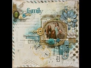 Mixed Media layout - Family