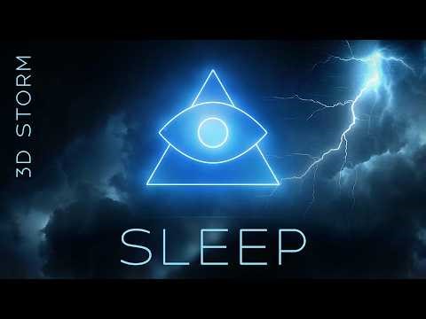 Deep Sleep Binaurale Beats • Solfeggio-Inspired • Fibonacci • Lucid & Astral Support • 3D Storm