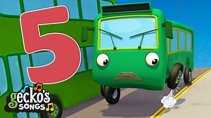 94K views · 1.1K reactions | In this nursery rhymes & kids songs learn to count the 5 green buses travel through town together whilst Gecko loses them one by one too many silly distractions until only baby bus is left. | Toddler Fun Learning | Facebook