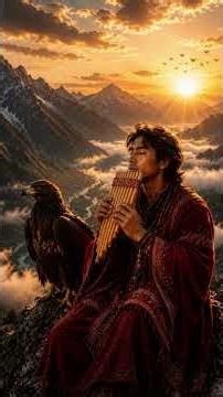 Healing Pan Flute Music 🦅 Deep Relaxation & Inner Peace in the Mountains