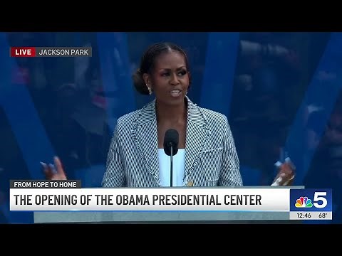 FULL | Michelle Obama's speech brings Barack to tears: 'You gotta look at me'