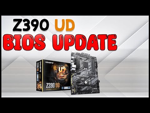 GIGABYTE Z390 UD BIOS UPDATE (How to Update Bios)